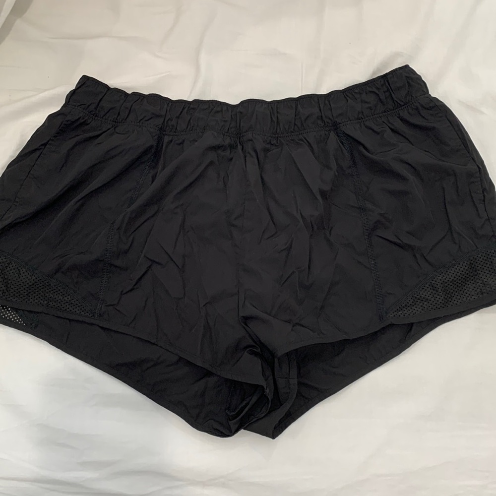 Aerie Offline Black Running Shorts